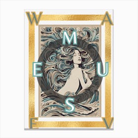 Wave Muse Canvas Print
