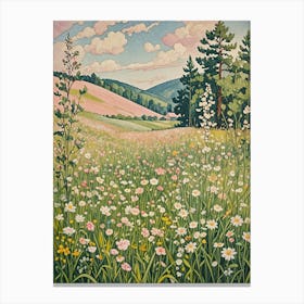 Wildflower Meadow no1 Canvas Print