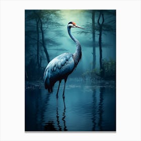 Blue Heron Canvas Print