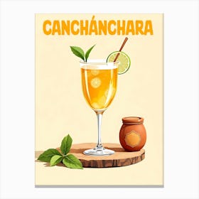 Cuba Canchánchara Cocktail V 05 Canvas Print