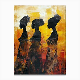 The African Women; A Boho Resonance Canvas Print
