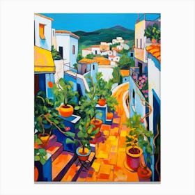 Sicily Italy 3 Fauvist Painting Canvas Print