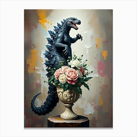 Godzilla Canvas Print