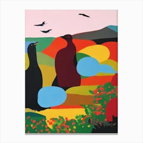 Galapagos National Park 1 Ecuador Abstract Colourful Canvas Print