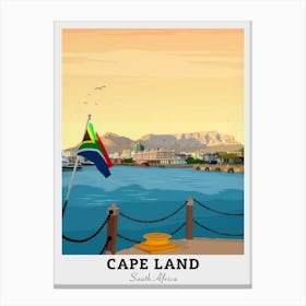 Cape Land Travel Canvas Print