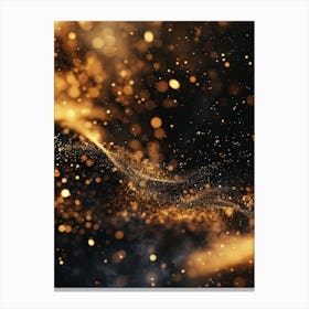 Gold Dust Background Canvas Print