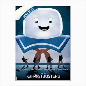 Ghostbusters stay puft Canvas Print