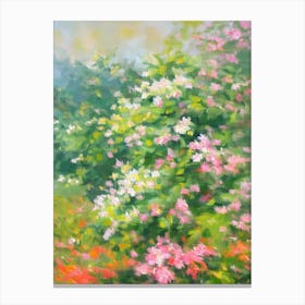 Jasmine Impressionist Painting Plant Canvas Print