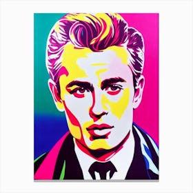 James Dean Pop Movies Art Movies Canvas Print