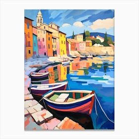 Pula Croatia 4 Fauvist Painting Canvas Print