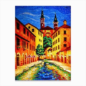 Venice Canal Canvas Print