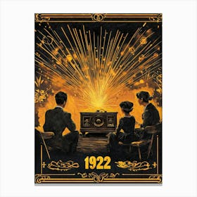 Aihrgdesign A Vintage Technology Poster Celebrating The Radio 31ea9f7b F13e 410c 8d25 Ab6c2dafa51c 3 Toile