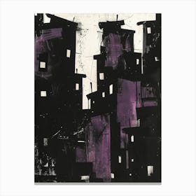 Purple City Canvas Print