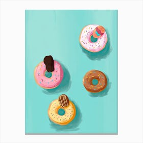Donut Pool Float 1 Canvas Print