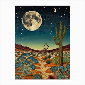 William Morris Desert Night Canvas Print