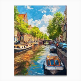 Amsterdam Canals Canvas Print