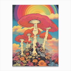 Trippy Mushroom 8 Canvas Print