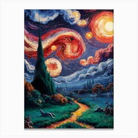 Starry Night 19 Canvas Print