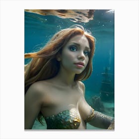 Mermaid-Reimagined 44 Canvas Print