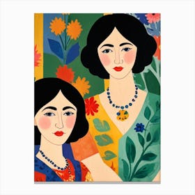 Two Sisters Canvas Print