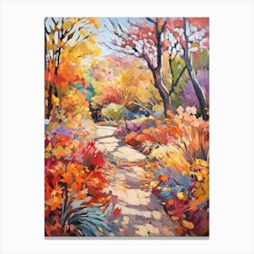 Autumn Gardens Painting San Diego Botanic Garden Usa 3 Canvas Print