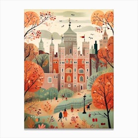 Tower Of London London England Canvas Print