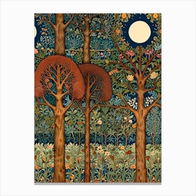 William Morris William Morris Trees Canvas Print