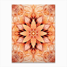 Symmetrical Mandalas Geometric Illustration 26 Canvas Print