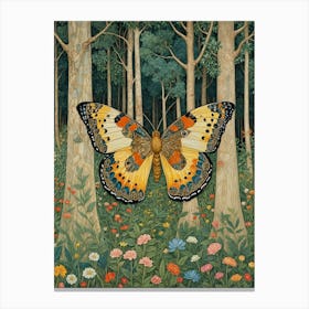 Butterfly In The Woods no1 Canvas Print