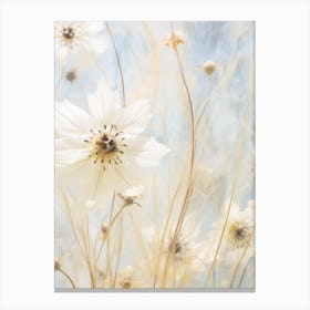 Boho Dried Flowers Nigella 4 Canvas Print