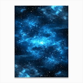 Blue Nebula 4 Canvas Print