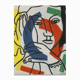 Fernand Léger Deux Mains Et Une Figure (1952) Canvas Print