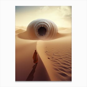 Dune Sand Desert Building 8 Canvas Print