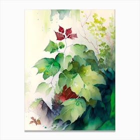 Poison Ivy In Rocky Mountains Landscape Pop Art 5 Canvas Print