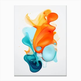 Liquid Abstract Painting Canvas Print