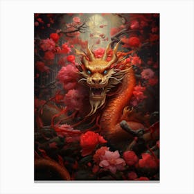 Chinese New Year Dragon Illustration 5 Canvas Print