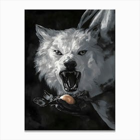 White Wolf Canvas Print