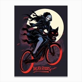 Death Rides Canvas Print