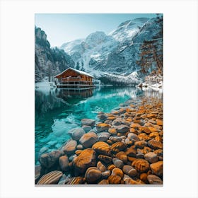 Lake In The Alps 1 Canvas Print