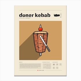 Turkish Kebab Canvas Print