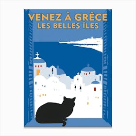 Venice A Greece Les Belles Isles Canvas Print