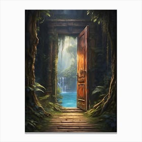 Door To The Forest Canvas Print