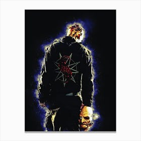 Spirit Of Corey Taylor And His Mask Canvas Print