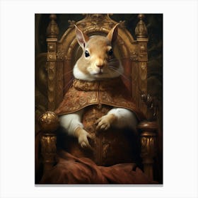 King Squirrel Canvas Print