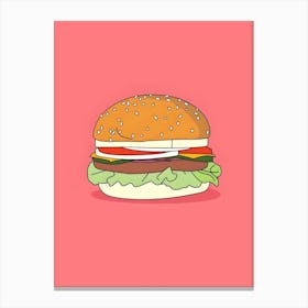 Hamburger Canvas Print