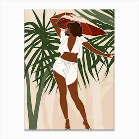 Afro-American Woman 47 Canvas Print