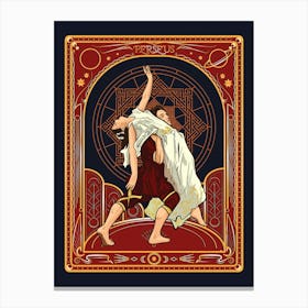 Perseus, PLANET, CONSTELLATION, SPACE, CARD, COLLECTION Canvas Print