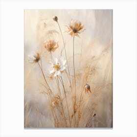 Boho Dried Flowers Love In A Mist Nigella 8 Canvas Print