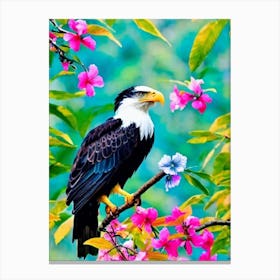 Bald Eagle Tropical bird Canvas Print
