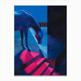 Blue Horse 1 Canvas Print